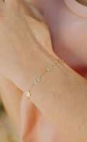Armband met 4 bedels
