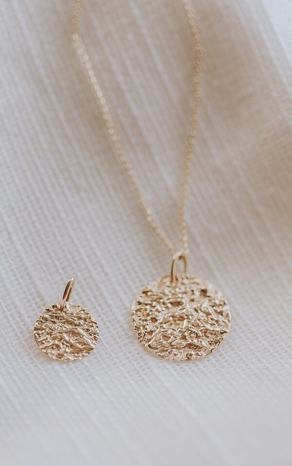 14 karaat Moon hanger
